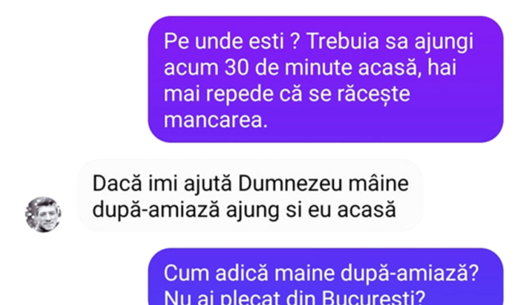 Bancul de duminică | „Hai mai repede, că se răcește mâncarea!”